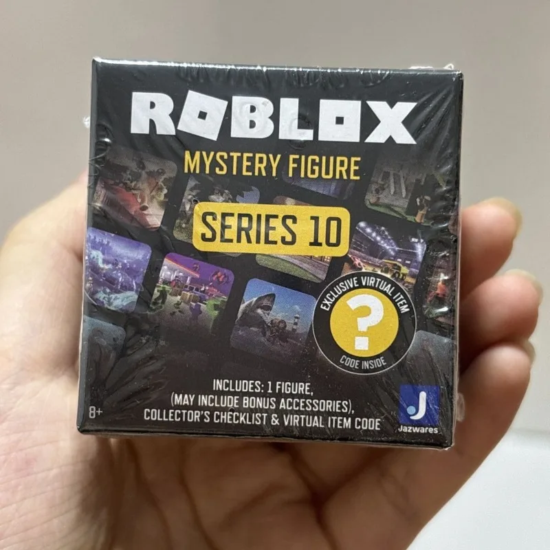 Roblox-Muñeca de bloques de construcción de dibujos animados, mundo Virtual, estilo aleatorio, muñecas de ensamblaje, juguetes para niños, regalo