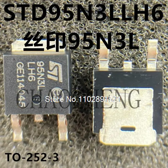 10PCS/LOT   STD95N3LLH6 95N3LLH6 95N3L TO-252-3