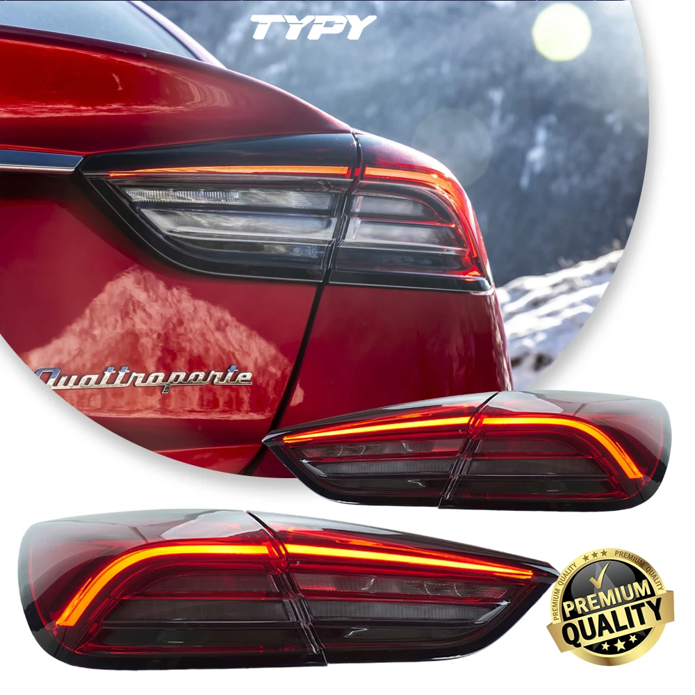 

Car LED Tail Lights Assembly For Maserati Quattroporte 2013-2021 Upgrade New Rear Taillights Turn Signal Brake Lamp