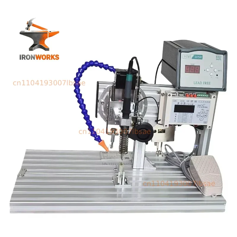 200W Intelligent semi-automatic soldering machine BORX-003 USB switch foot operated spot welding machine view 4