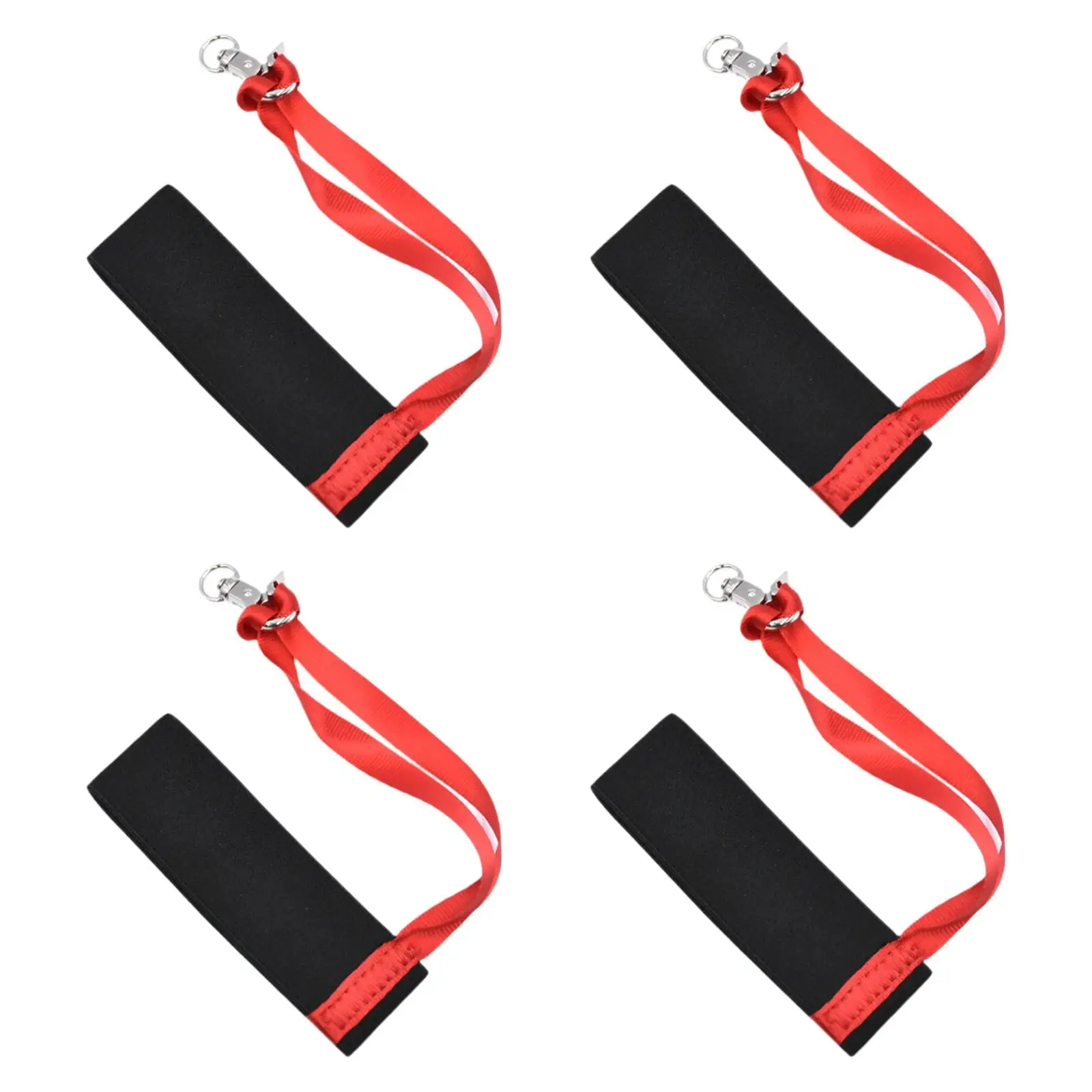 Sport Glove Straps Set Elastic Band Wrist Handcuffs Polyester Webbing with Hooks for Snowboarding Ski
