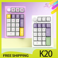 Feker K20 Numeric Keypad With Knob Wired Rgb Hot Swapp E-Sport Gaming Mechanical Keyboard Qmk Vial Custom Acceesory Pc Desktop