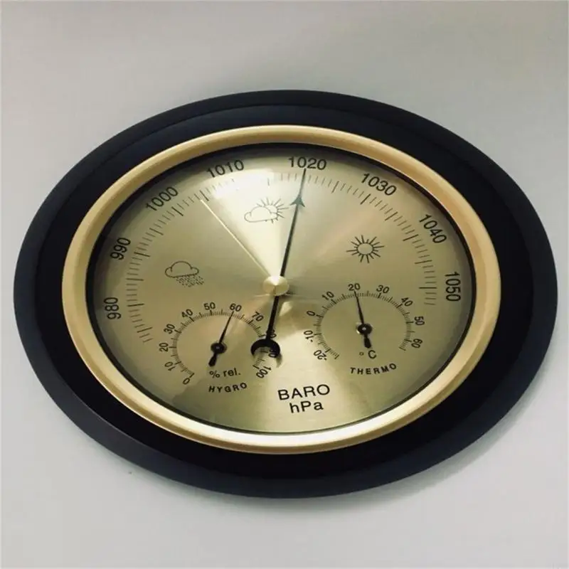 

L74C Thermometer Hygrometer Barometer Weather Forecast Barometer for Home Wall Decor