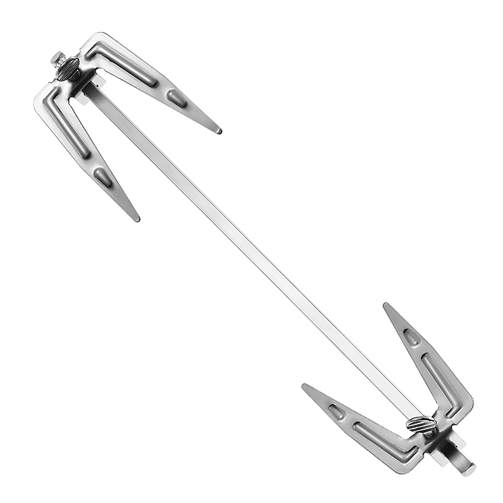 

Frying Pan Rotisserie Spit Skillet Kitchen Grill Fork Stainless Steel Fish Grilling
