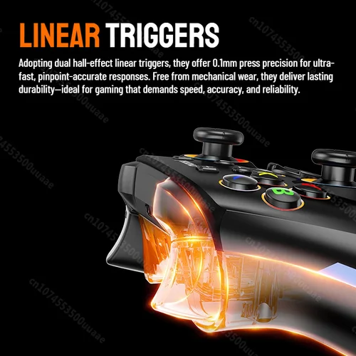 Imagen 2 del producto Lenovo S03 Gamepad inalámbrico para Switch/2/OLED/Lite iPhone Android teléfonos móviles PC Dual efecto Hall Joystick controlador de videojuegos