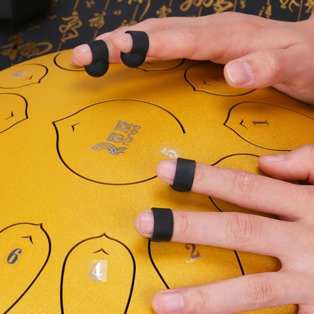 Dedales de silicona para percusión – Batería, handpan y tambor de lengüetas - imagen 2