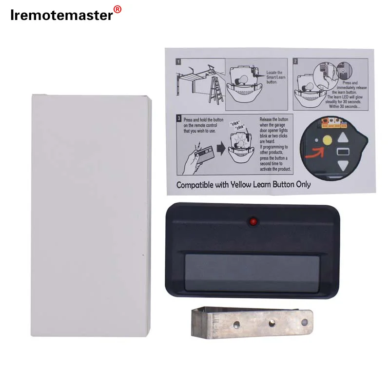 For Liftmaster Craftsman 953EV 891LM 893LM Garage Door Opener Remote Control with Yellow Learn Button