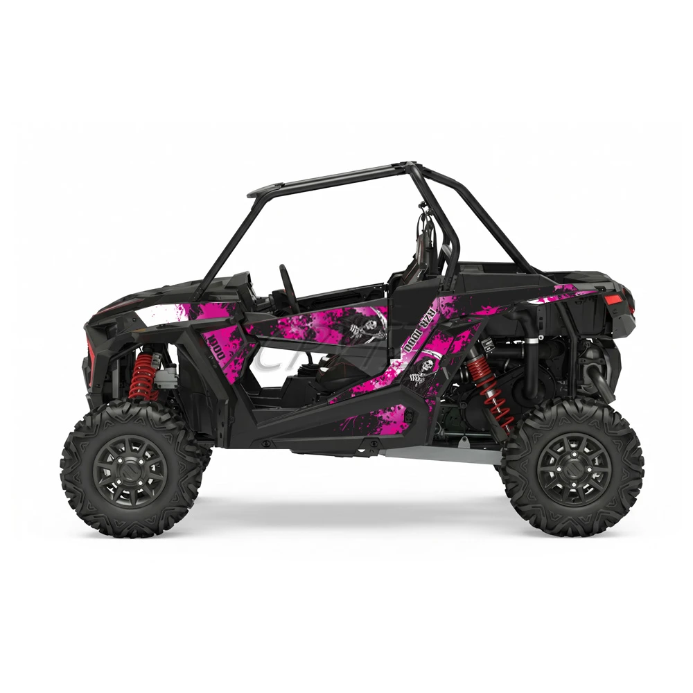 Graphics Kits Fit For Polaris RZR 1000 2 Door Turbo 2014-2019 POLARIS RZR 1000 TURBO Stickers Backgrounds Decals