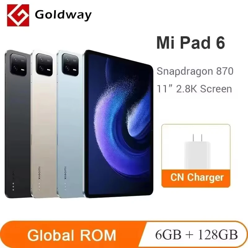 Xiaomi Mi Pad 6 Планшетов Глобальная прошивкой 6ГБ ОЗУ 128ГБ ПЗУ / 8ГБ ОЗУ 256ГБ ПЗУ Snapdragon 870 Планшет 6 11\