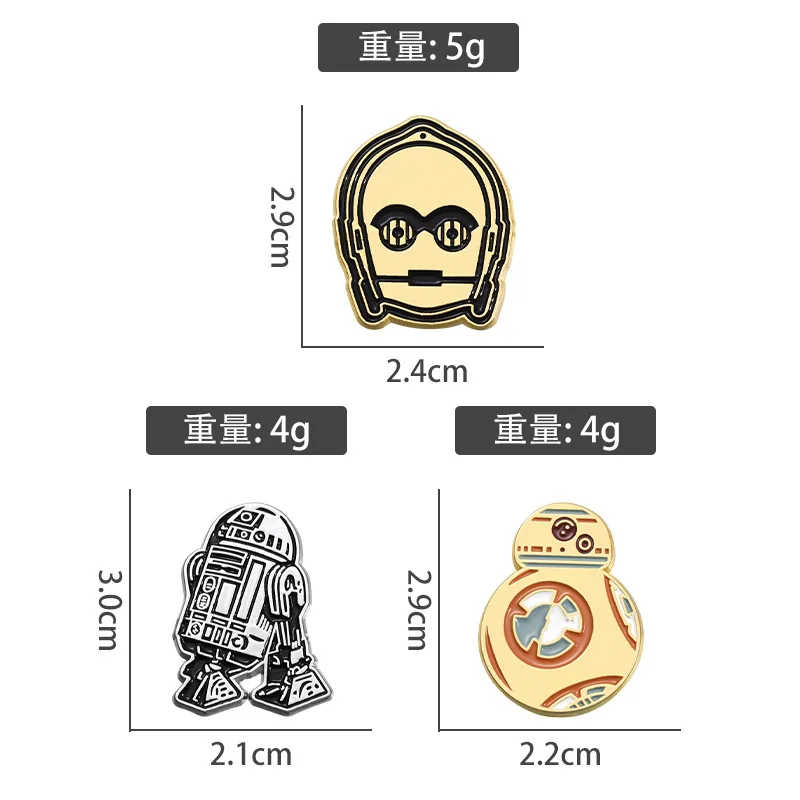 الكرتون هندسية متعددة الوظائف بروش الإبداعية الغريبة قاذفة الشكل الراقية الحد الأدنى شارة الملابس حقيبة بروش