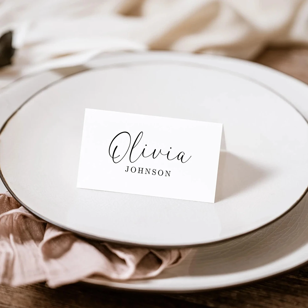 

Personalized Wedding Place Cards Seating Number Fresh Style Name Place Cards Table Decor Birthday Wedding Party Decor