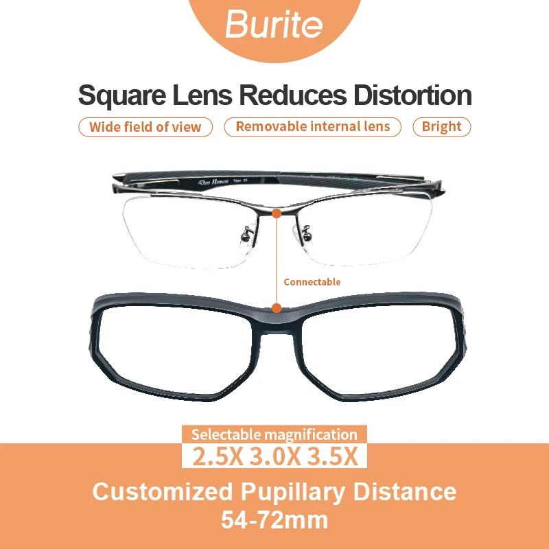 

2.5X 3.5X TTL Surgery Medical Magnifying Glass Magnifier 30-58cm Long Working Helping Hand Soldering Solder Clamp HD Tools Loupe