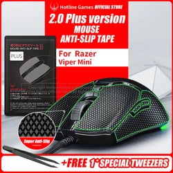 Hotline Games 2.0 Plus Mouse Anti-Slip Grip Tape for Razer Viper Mini Gaming Mouse Moisture Wicking,Pre Cut,Easy to Apply