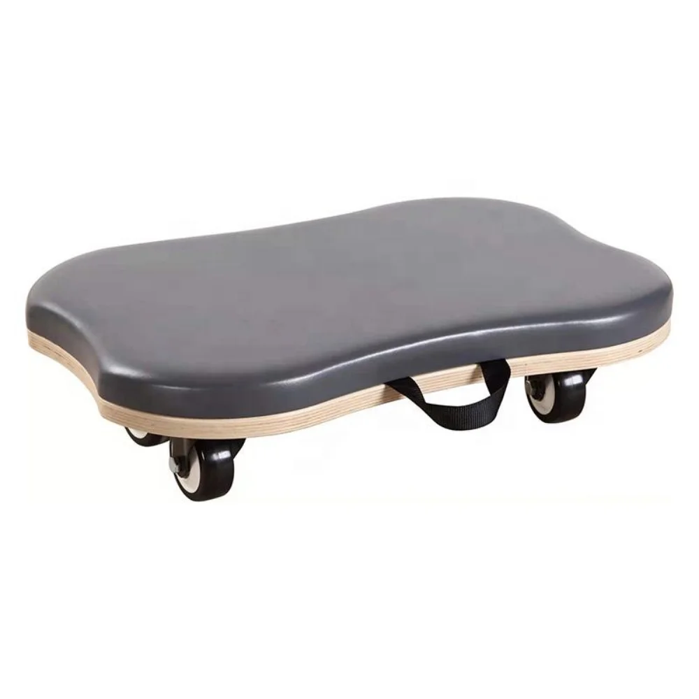 Multifunction Portable Adjustable Workout Board Comfortable Padded Surface Pilates Studio Maple Wood Orbit Figure Roller