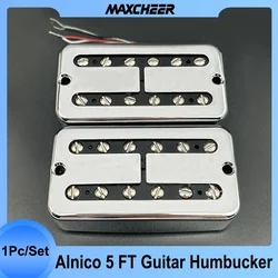 Alnico V FT Electric Guitar Humbucker Pickup FT Style Guitar Neck-7.5K and Bridge-8.6K Coil Splitting Pickups