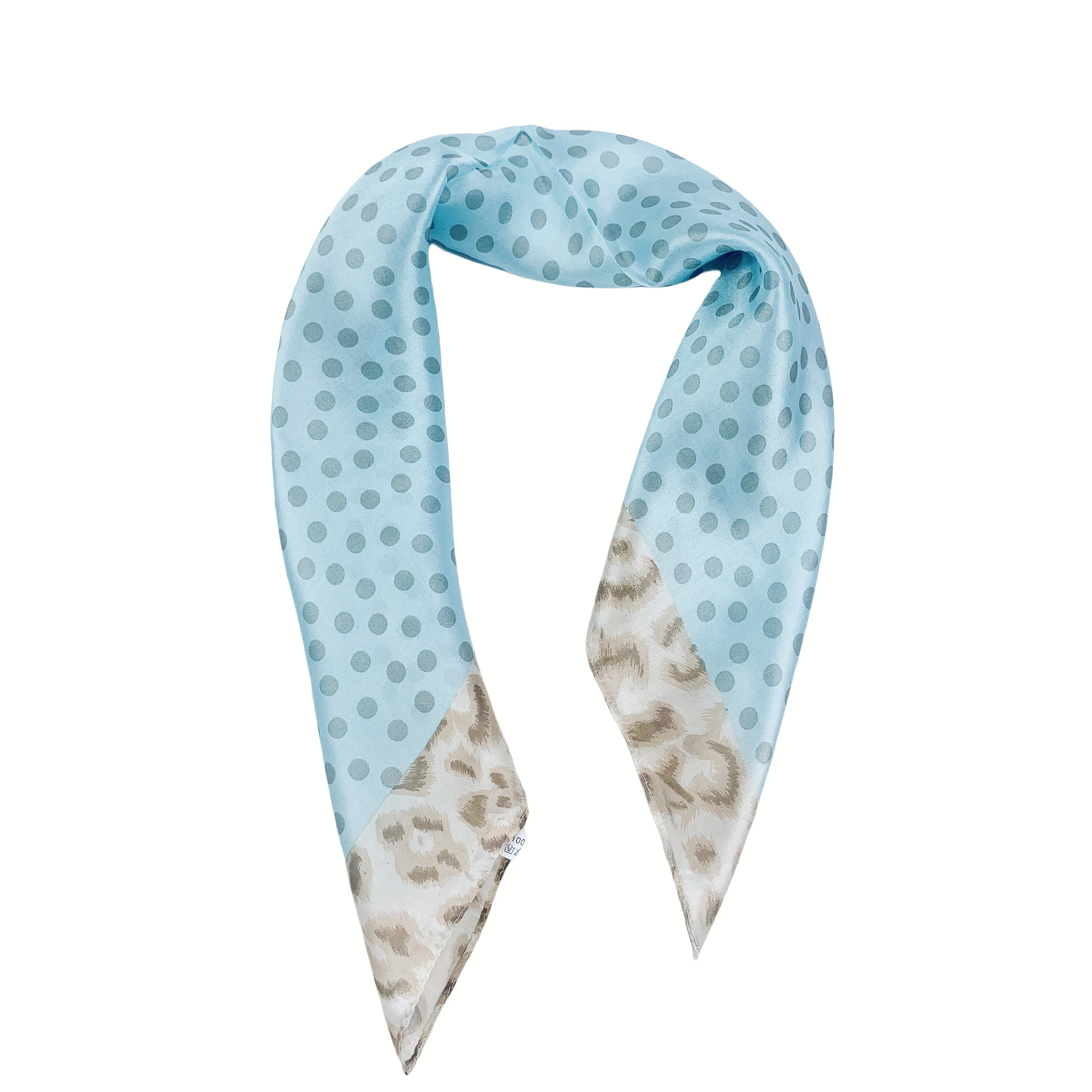 100% pure silk scarf brand new fashion scarves 50Cm*50Cm Neckerchief flora dot and animal leopard print