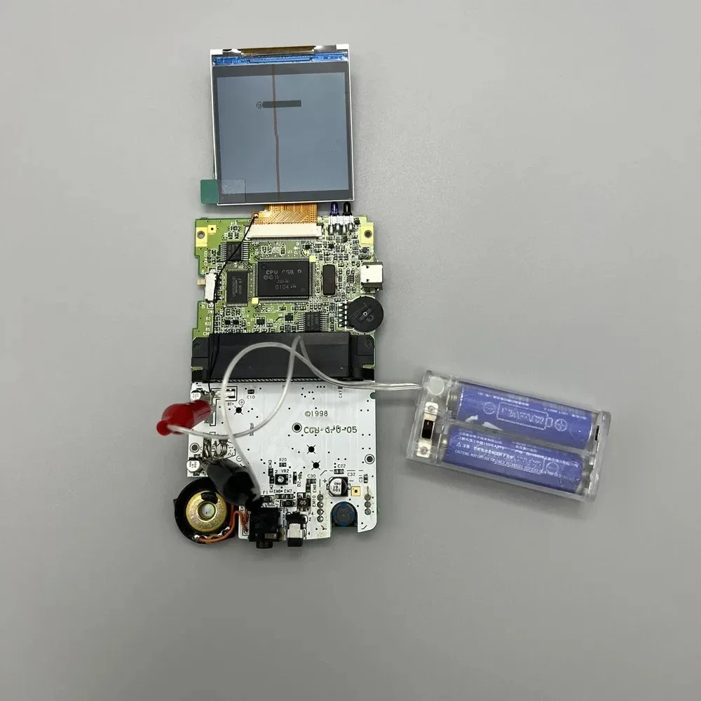 2.6 Inch IPS LCD Screen + Full Housing Shell for Game Boy Color, Pixel Perfect Display, No Shell Cutting Required
