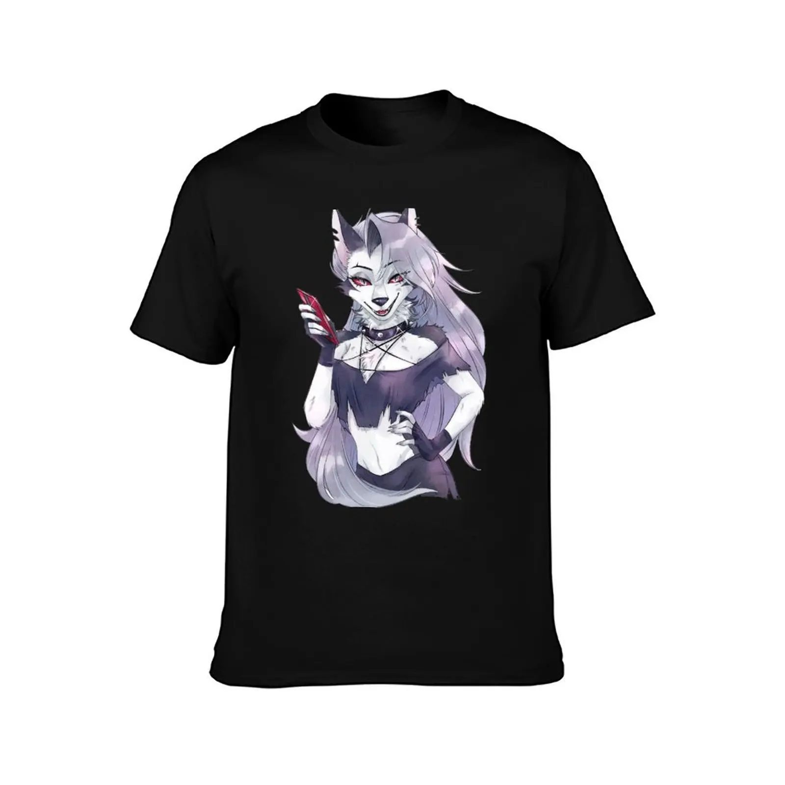 Helluva Boss Loona T-Shirt Casual Light Summer Short Sleeve Top T-Shirt