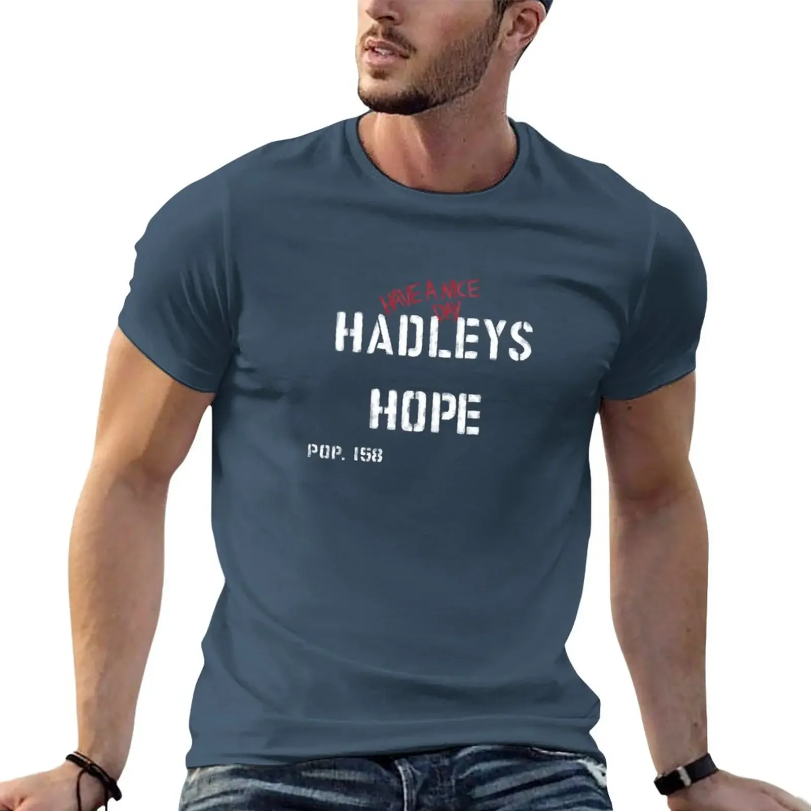 Hadleys Hope T-Shirt heavyweights for a boy Short sleeve tee mens plain t shirts