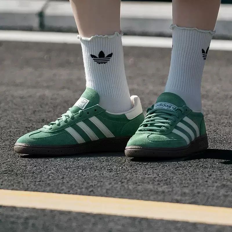 Clover Adidas Men's and Women's HANDBALL SPE All-Purpose Fitness Sneakers Retro Casual Training Sneakers IG6192 Hot-selling