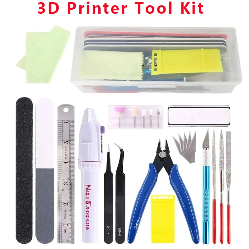 9/11/21/24/32pcs 3D Printer Tool Kit Modeler Basic Tool Craft Set Hobby Building DIY Repairing Set for Gundam Car Model Building