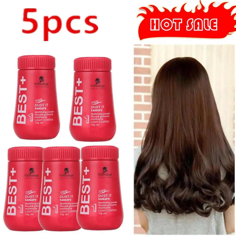 Fluffy Hair Absorb Grease Powder, Aumentar o Volume, Cabelo matificante, Finalize Hair Care, Styling Produto, 5Pcs