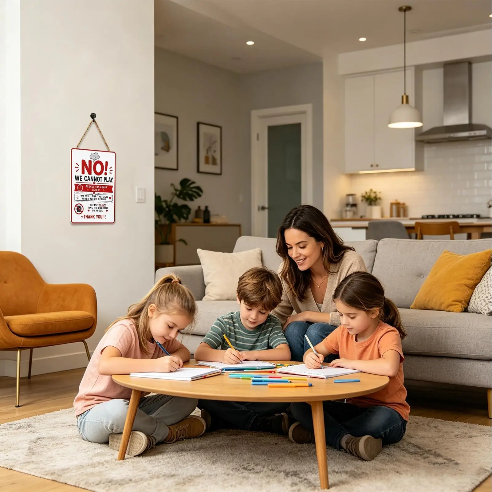 Privacy Door Sign Reversible Double Sided Summer Quiet Time Door Sign For Indoor Outdoor Garden Yard Grass Family Kids Nap Home