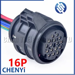 16 Pin DSG gearbox valve body connector 0AM 0BH 7speed dual-clutch harness plug DQ500 10147729 3D0973993 3D0 973 993 For VW Audi