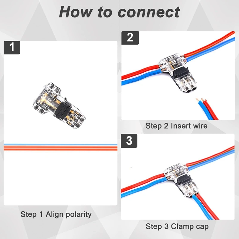 Conectores de cable de bajo voltaje enchufables, conectores de tira LED, 30 piezas