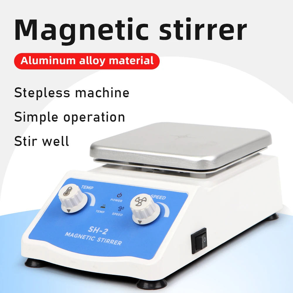 

2000ml Heating Magnetic Stirrer Adjustable Speed Hot Plate Magnetic Stirrator EU Plug Liquid Magnetic Mixer for Laboratory