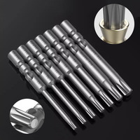 800 Torx Electric Screwdriver Bit 4mm Round Shank S2 Alloy Steel Magnetic Screwdriver Head Driver Bit