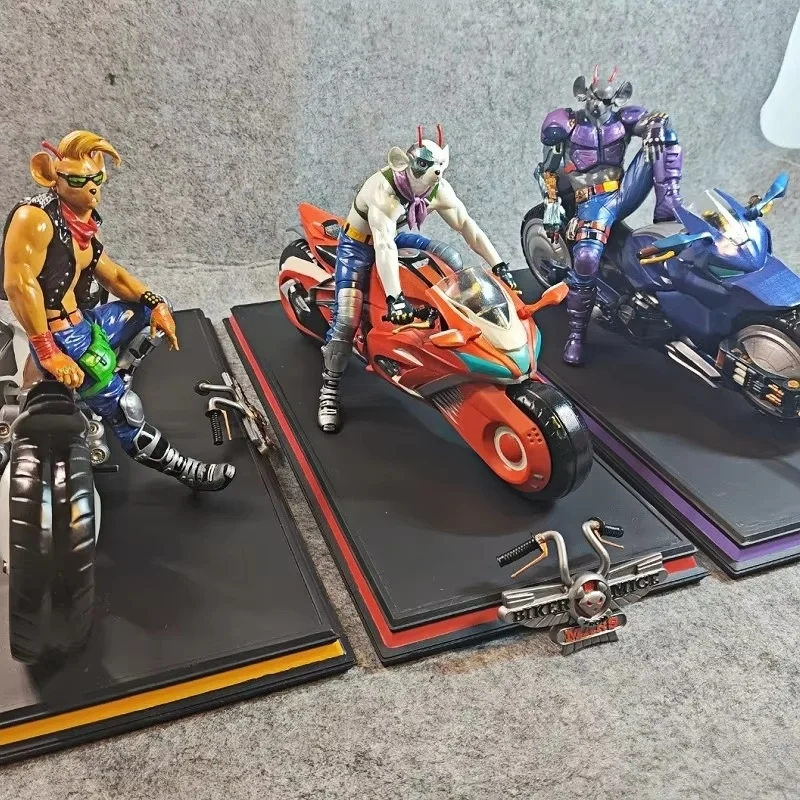 

Genuine 2025 In Stock Nacelle Mars Mouse 1/12 Scale Biker Mice Slotevini Three-Piece Full Set 6inch Action Figures Holiday Gifts