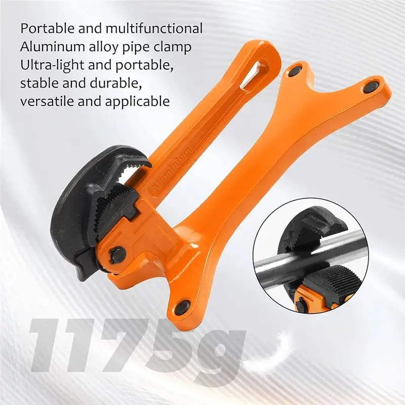 KYCOR-Ideal For Narrow Space And High-Altitude Work Site Alumina Tube Vice, Portable Pipe Vise For Valve Maintenance