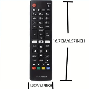 Universal Remote Control for LG TV, AKB75095308, TV 32LJ610V, 43UJ634V, 49UJ634V, 55UJ634V, 65UJ634V, 43UJ6309, 49UJ6309, 60UJ6309, 65UJ6309 12 Main Sales Control LG - №5