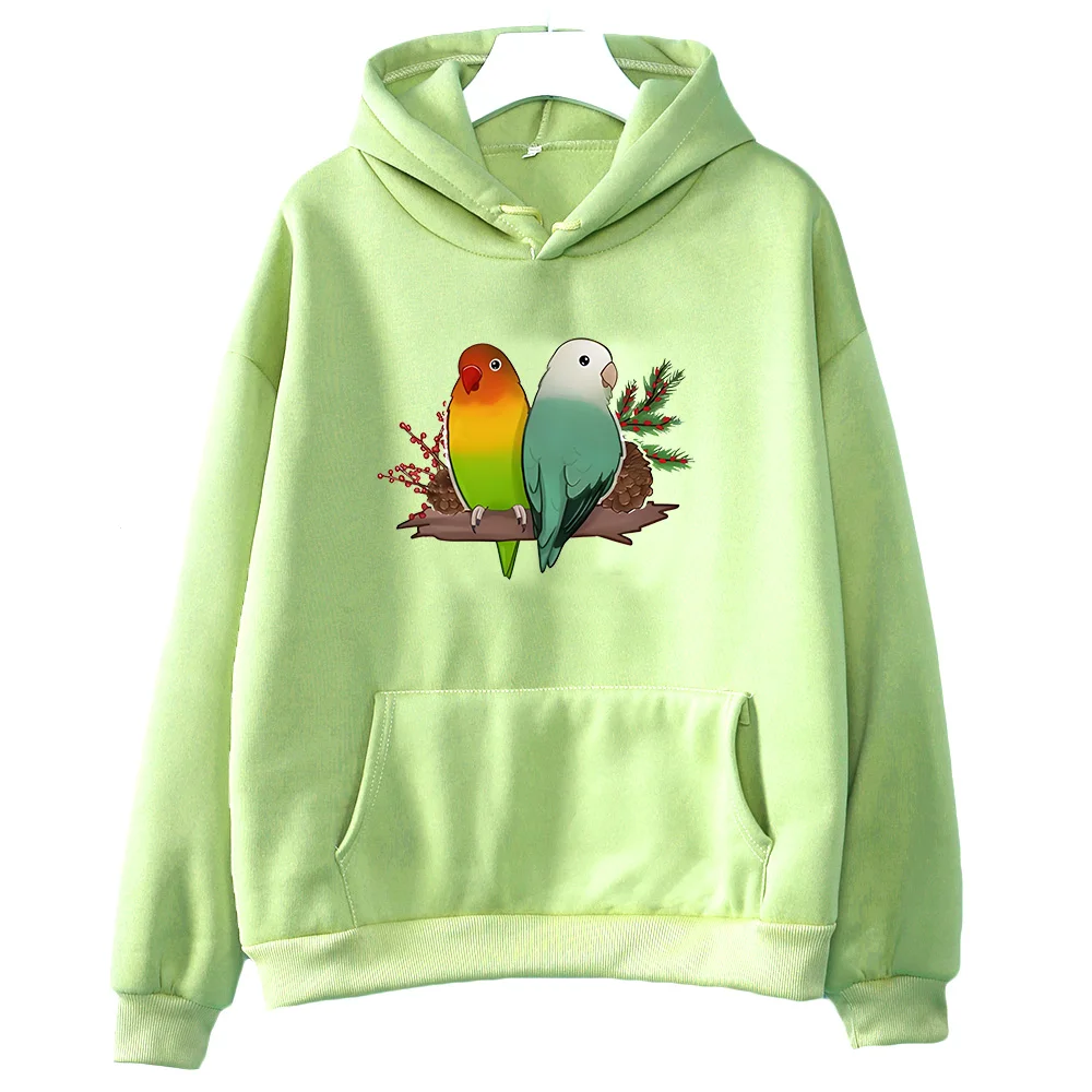 Free Birds Hooded Graphic Printing Harajuku Kawaii Sweatshirts for Autumn/Winter Fleece Cute Clothes Sudaderas Manga Pullovers