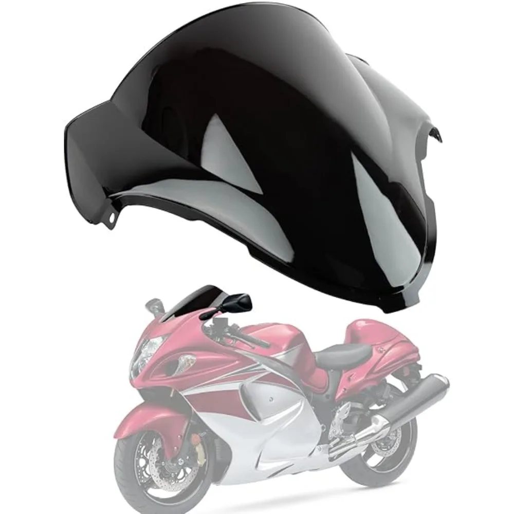 Motorrad Windschutzscheibe Windschutzscheibe Double Bubble für Suzuki Hayabusa GSXR1300 GSXR1300 1996–2007