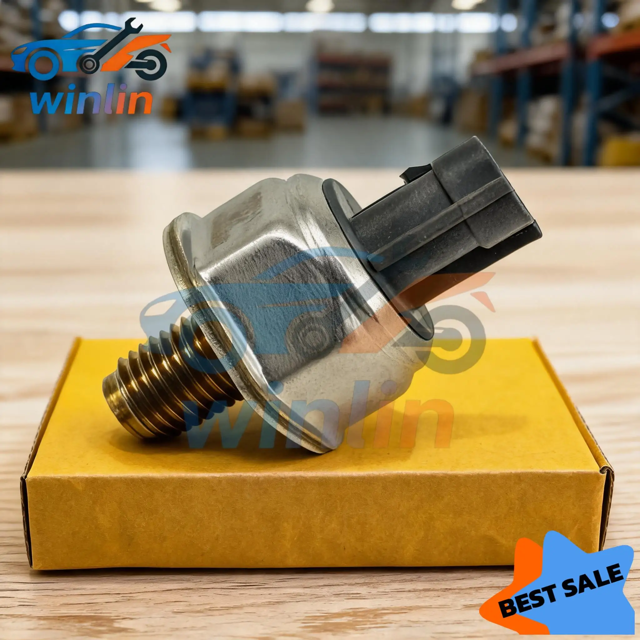 OEM 45PP3-1 45PP3-2 45PP3-4 8C1Q9D280AA Fuel Rail Pressure Sensor for Ford Transit MK7/Peugeot Boxer/Citroen Relay (2006–2020)