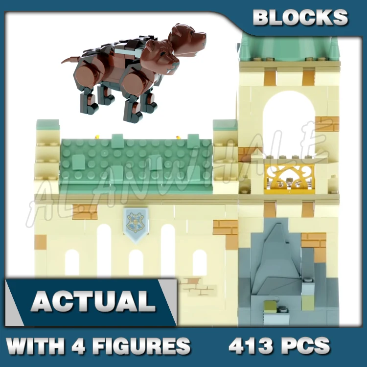 

413pcs Magical World of Wizards Fluffy Encounter 3-headed Dog School Room 60138 Building Blocks Sets Compatible With Model