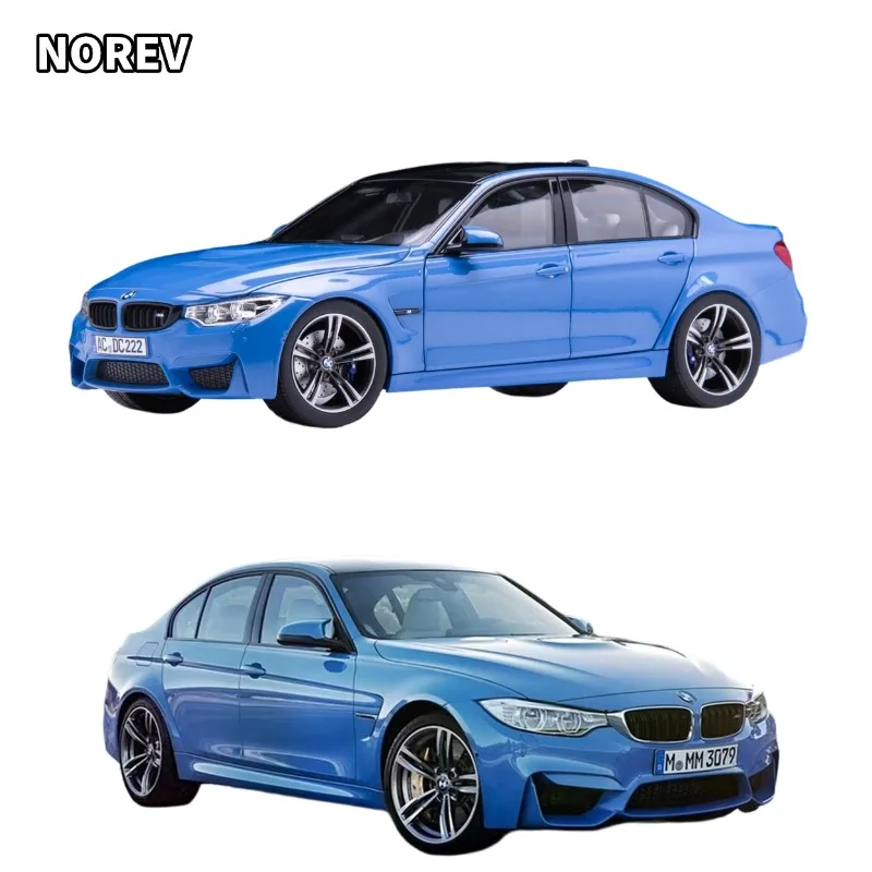 

NOREV 1:18 BMW M3 F80 Cast Alloy Static Car Model, Boys' Holiday Gift Toy Collection Decoration Item.