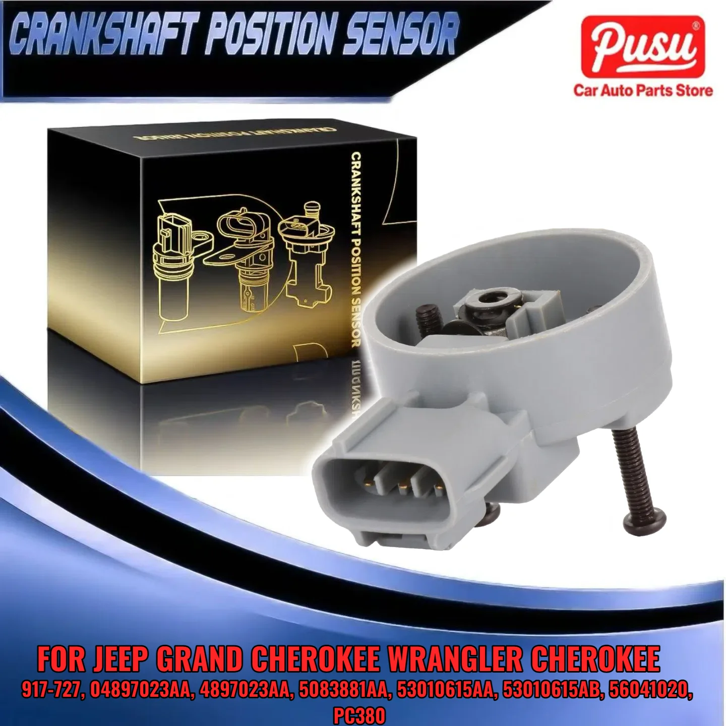 

Camshaft Position Sensor for Jeep Cherokee Grand Cherokee Wrangler L6 4.0L OHV 917-727 04897023AA