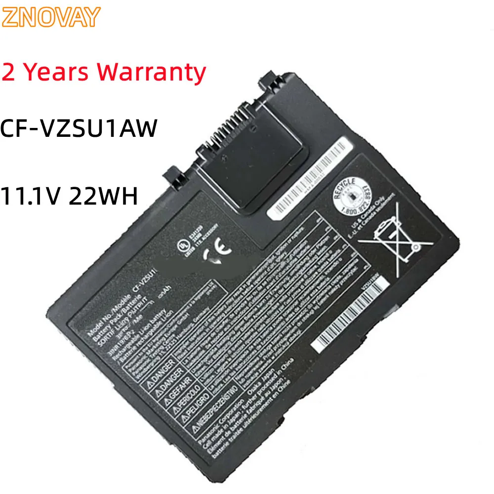 

ZNOVAY CF-VZSU1AW CF-VZSU1BW 11,1 В 22 Втч 1990 мАч Аккумулятор для ноутбука Panasonic ToughBook CF-33 CF33