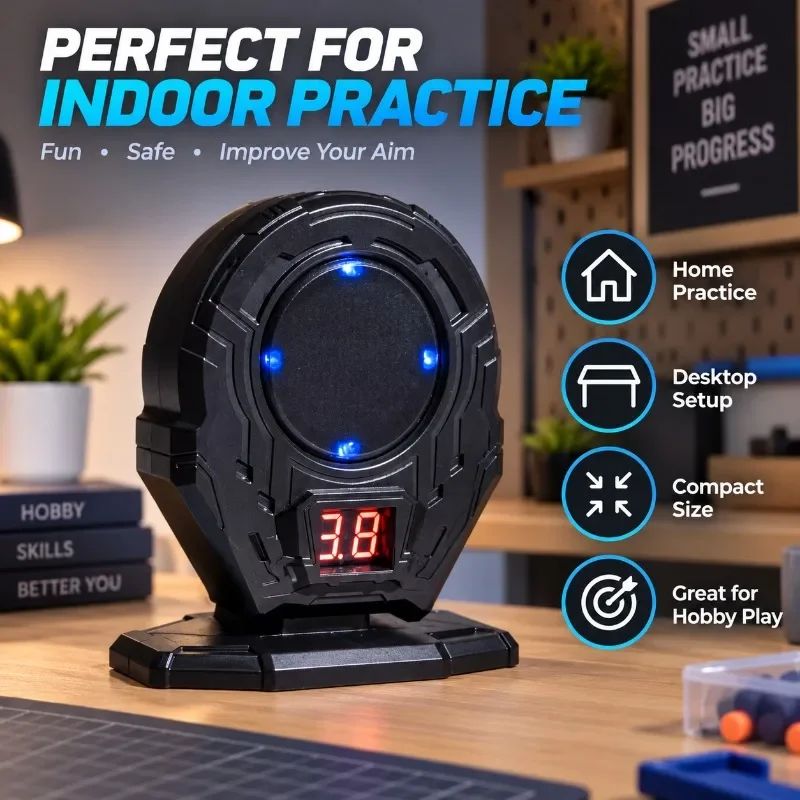 Sound Equipped Auto Scoring Model Target, Induction Design for Backyard Hobby Shooting Activities