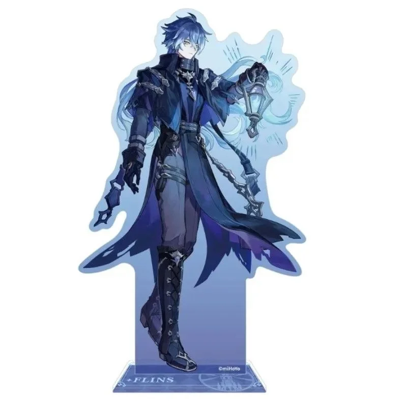 Game Genshin Impact Lauma Flins Cosplay Stand Model Plate Figure Acrylic Figurine Desktop Ornament Accessories Props