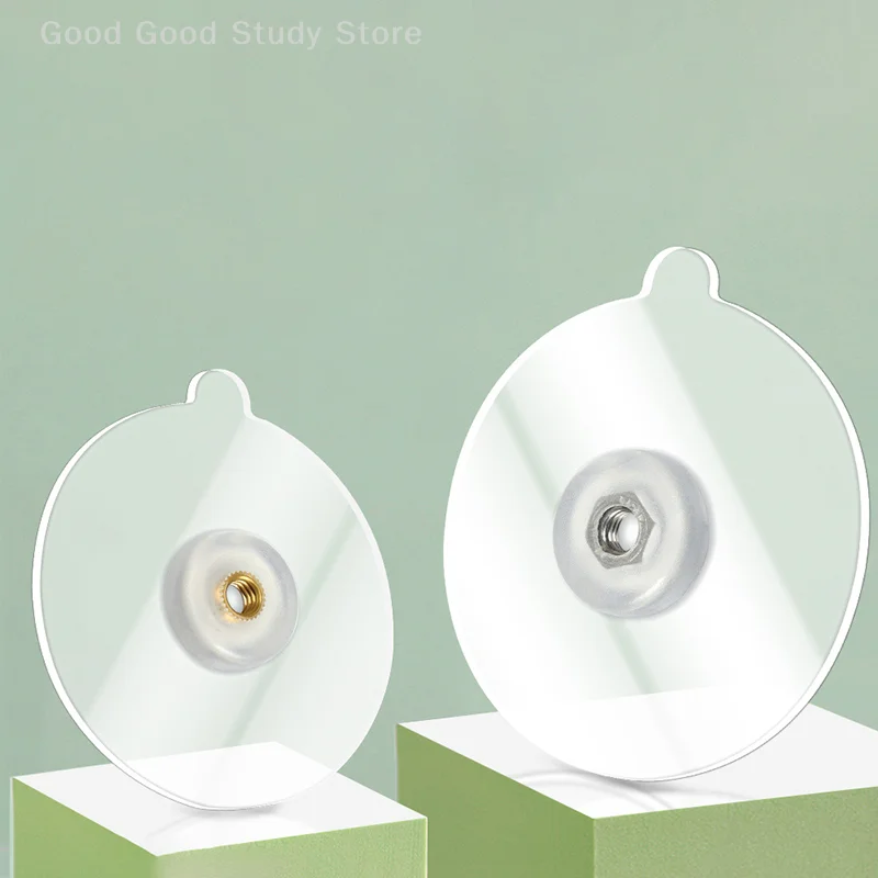 

Stainless Steel No-Drill Adhesive Mount, M6 Screw Base With 1/4" Interface For Mobile Surveillance Camera Bracket Easy Install