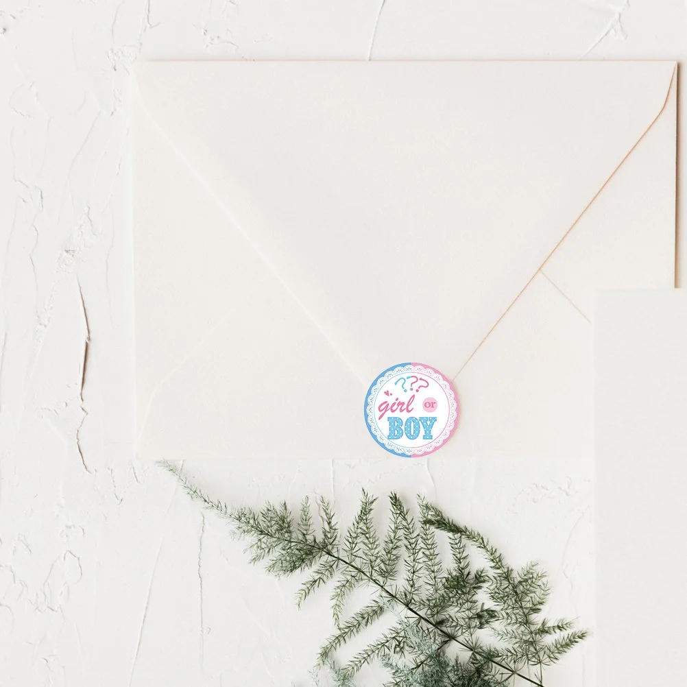 مجموعة ملصقات وحقائب تكشف عن الجنس، مواد سهلة الاستخدام على أكياس هدايا الحلوى، دش مثالي #5