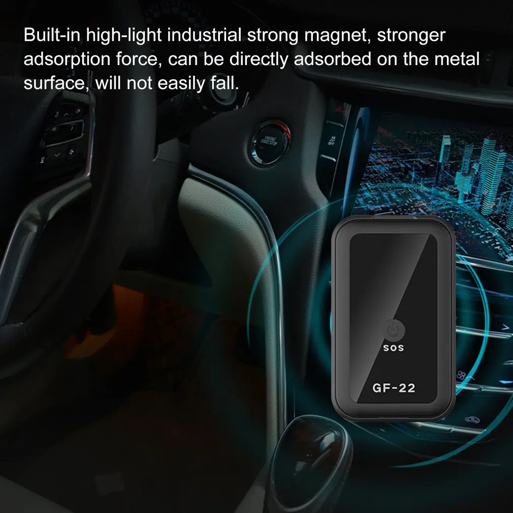 Mini Car GPS Locator Car Tracker Magnetic Anti-Lost Recording Tracking Device With Voice Control Phone Wifi LBS