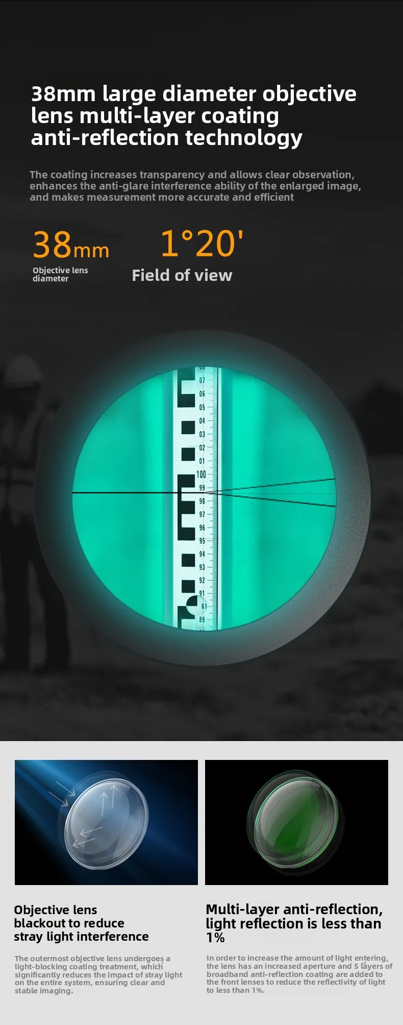 SW32A level 32 times high-precision optical level automatic safety construction project