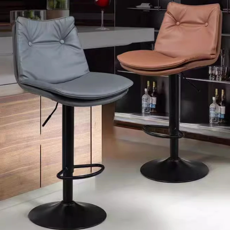 Ancient Sturdy Bar Stools Nordic American Ancient Ergonomic Bar Stools Lounge Minimalist Fashion Metal Cadeira Home Furniture