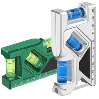 Mini Level Gauge High-precision Horizontal Vertical Measure Metric Ruler Protractor Home Portable Magnetic Pocket Level Gauge