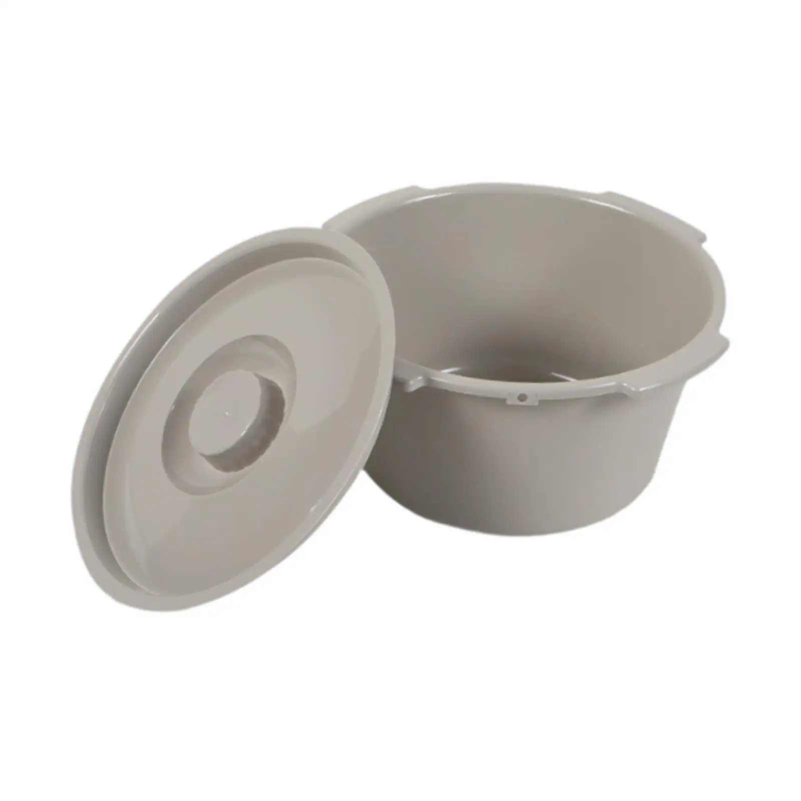 

Commode Replacement Bucket Sturdy with Lid Mobile Toilet Multifunction